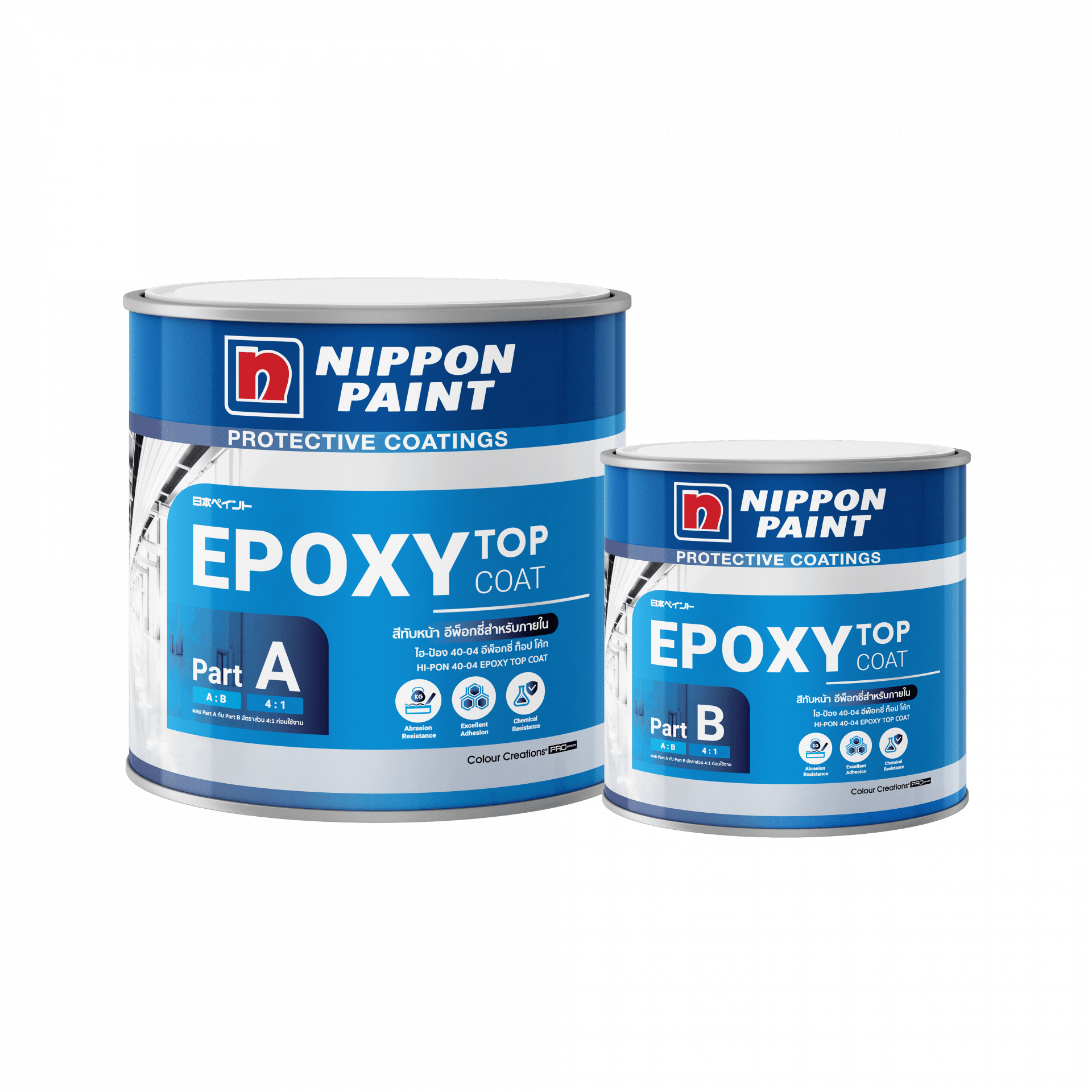 NIPPON PAINT HI-PON 40-04 EPOXY TOP COAT