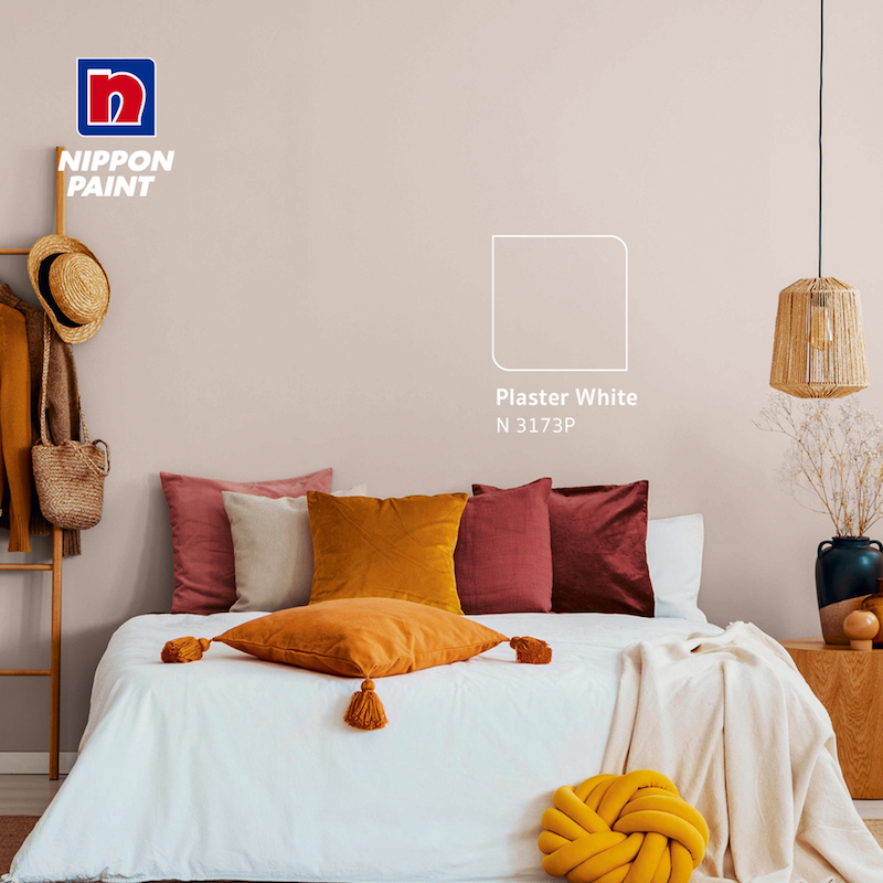 ห้องนอนโทนสี Plaster White