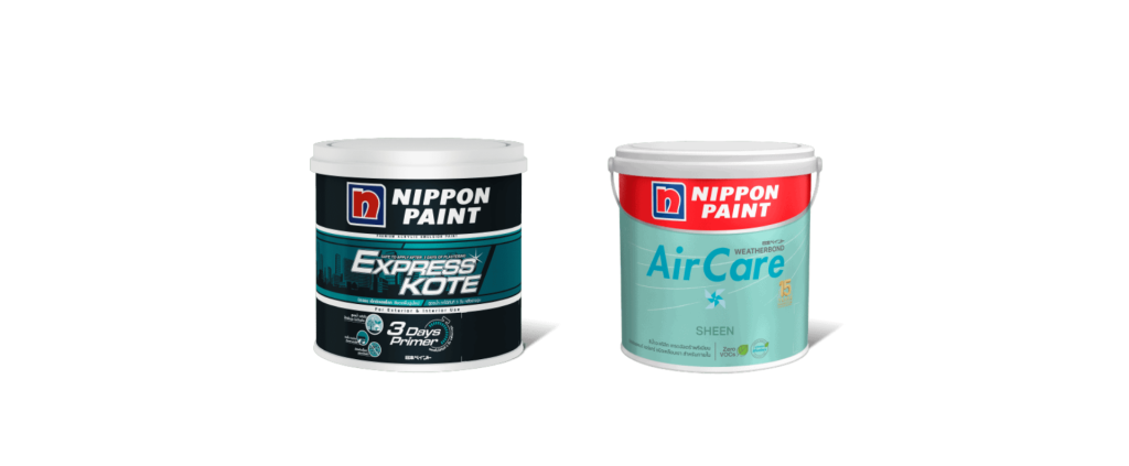 ถังแกลลอนสี นิปปอนเพนต์ เอ็กซ์เพรสโคท และ นิปปอนเพนต์ แอร์แคร์