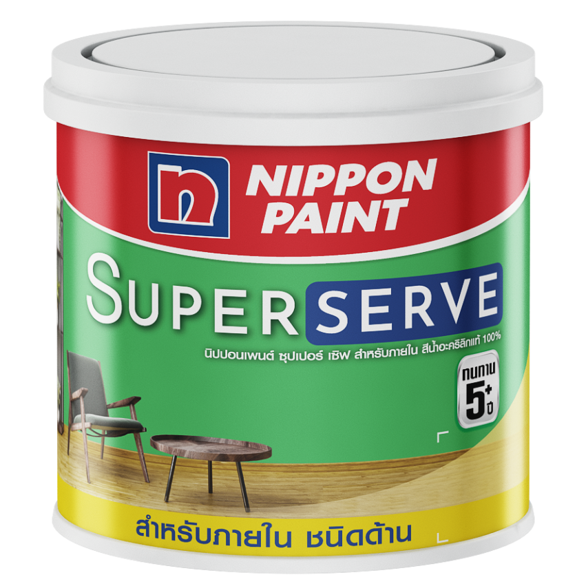 นิปปอนเพนต์ ซุปเปอร์เซิฟ สูตรสีเบส (ด้าน)