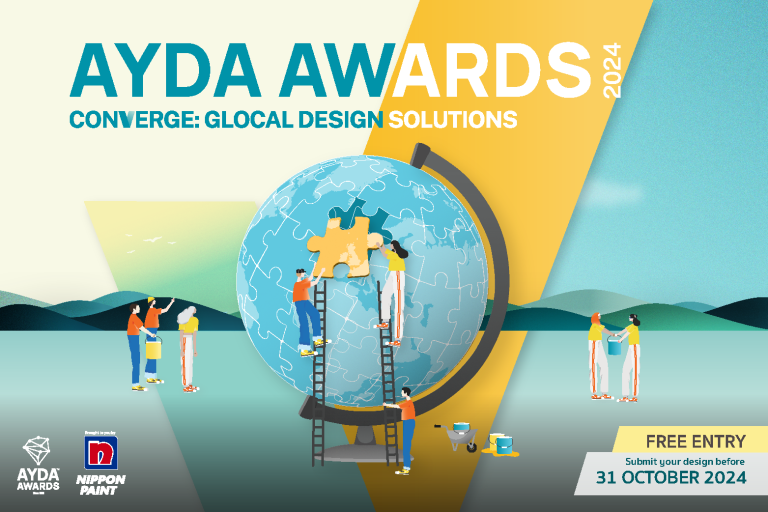 Nippon Paint Thailand announces the 2024 AYDA Awards theme: ‘Converge: Glocal Design Solutions’